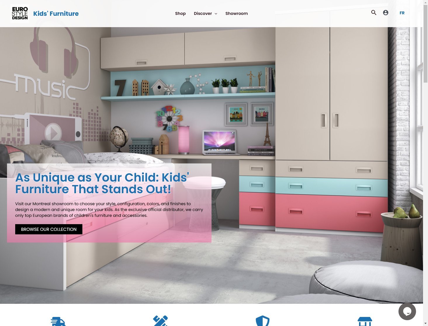 E-commerce site and CRM deployment