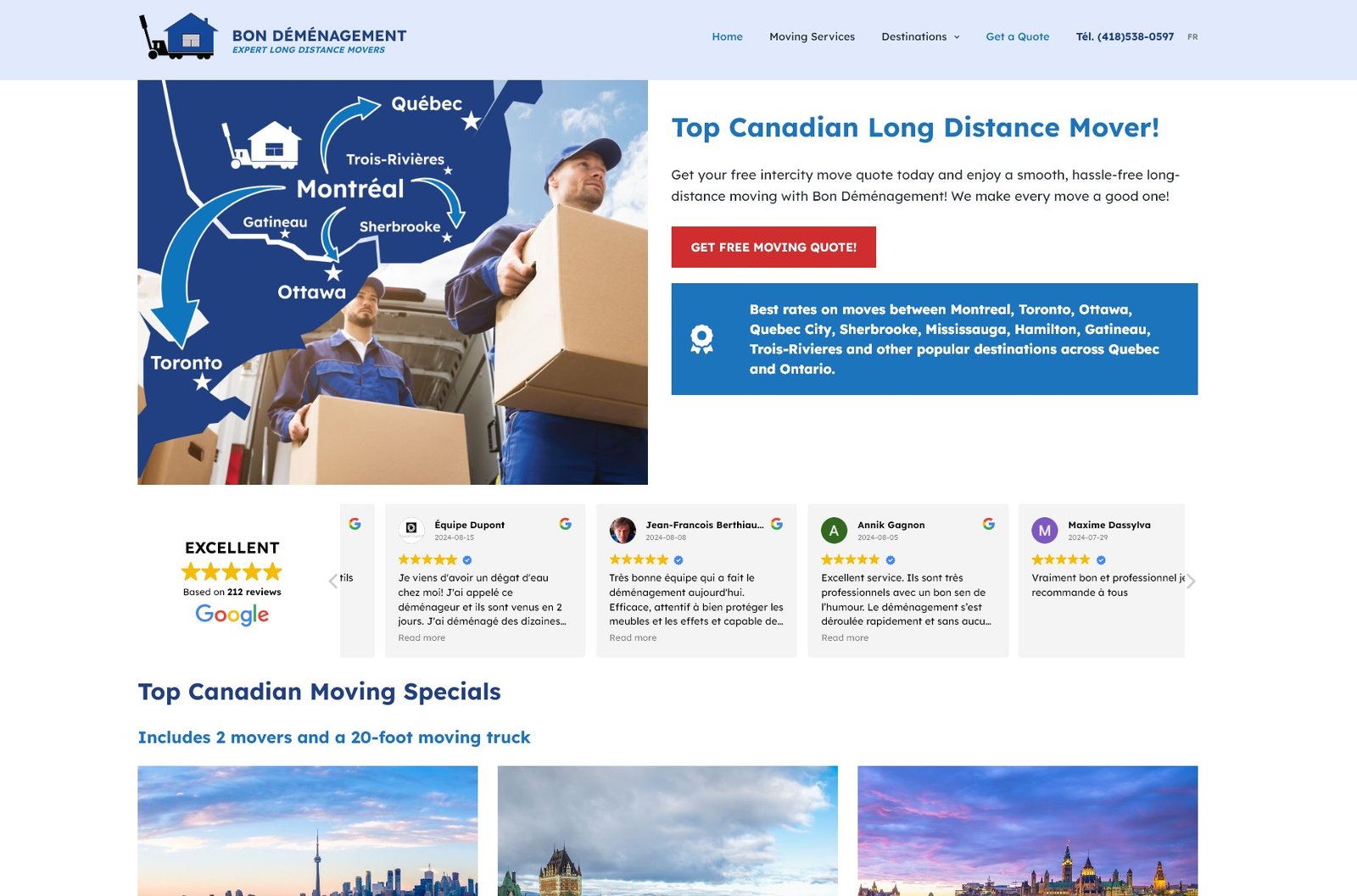 Local SEO optimization Montreal